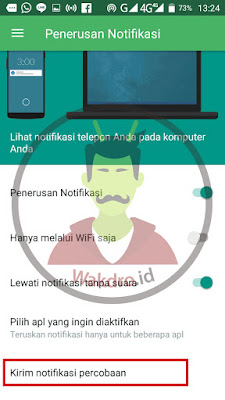 Membalas pesan di android menggunakan komputer