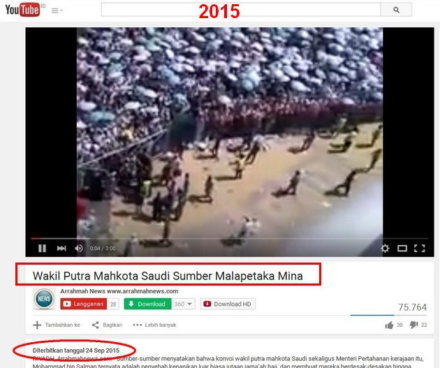 Lagi-lagi ,Salah Tayangkan Video Mina, TV One Akhirnya Cabut ...PKSPiyungan