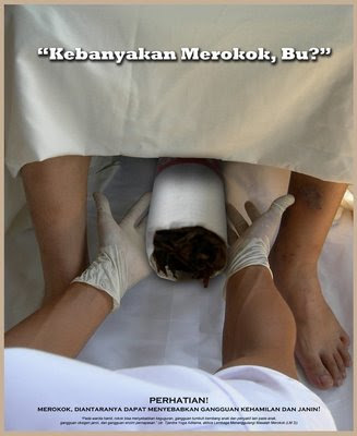 Iklan-Iklan Poster Mengerikan Akibat Merokok