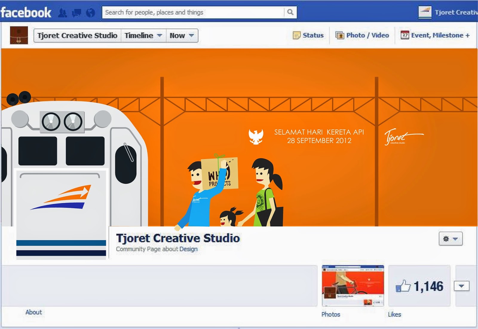 Cover Facebook Tjoret Creative Studio