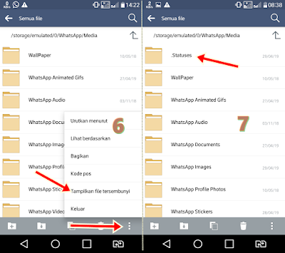 Cara menyimpan video dan foto dari status whatsapp langsung ke galeri