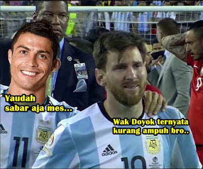 Meme Sindiran Untuk Messi gan.....