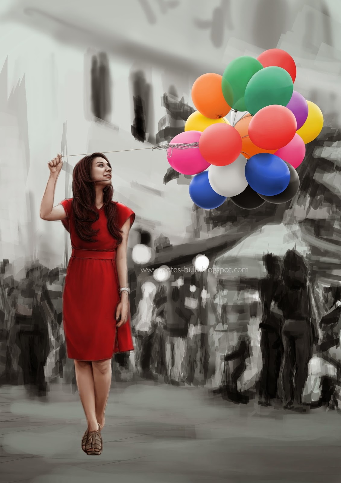 10 Ribu Balon Merah Putih di Langit Ibu Kota untuk Ahok