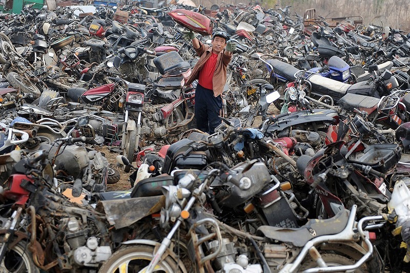 Inilah Tempat Pembuangan Kendaraan Di China Pasti Bikin Agam Tercengang