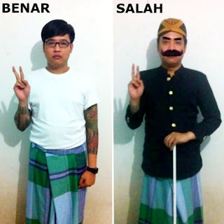 ☼☼☼♂ Tutorial Memakai Sarung Yang Benar ♂☼☼☼☼