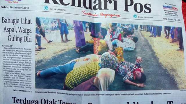 70 Thn Daerah Ini Tak Ada Jalan Aspal, 1 Thn Jokowi Lgsg Diaspal, Mereka Histeris!