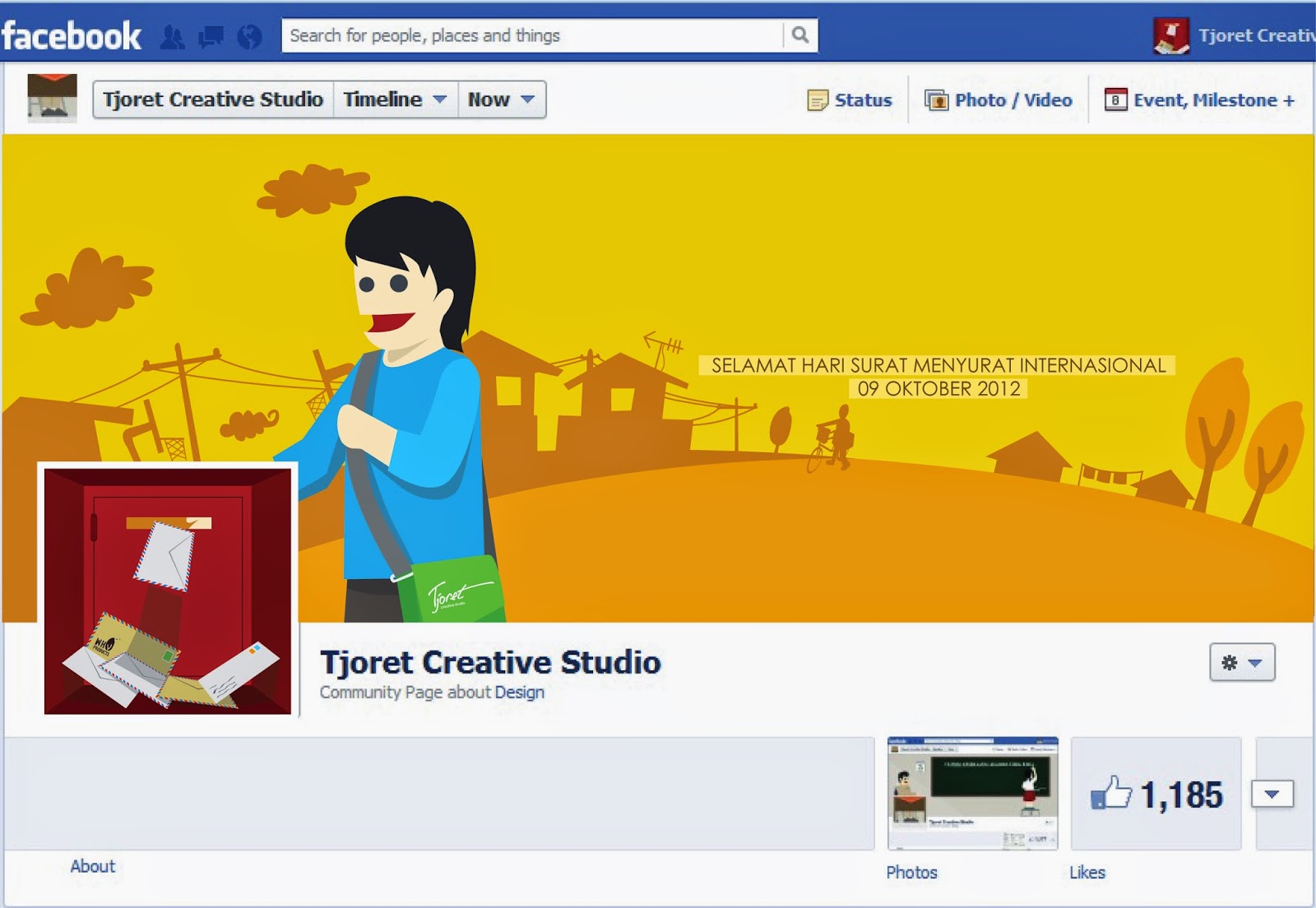 Cover Facebook Tjoret Creative Studio