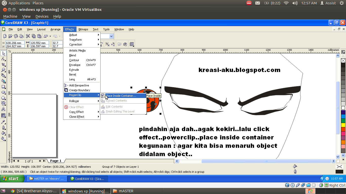 Ane Ajarin Ni,Membuat Uchiha Madara Dengan Corel Draw X3.&#91;TUTORIAL COMPLETE++&#93; :D