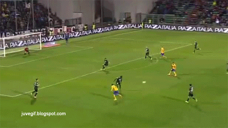 &#91;GIF&#93; Gol Tevez, Marchisio, dan Llorente &#91;Sassuolo 1-3 Juventus&#93;