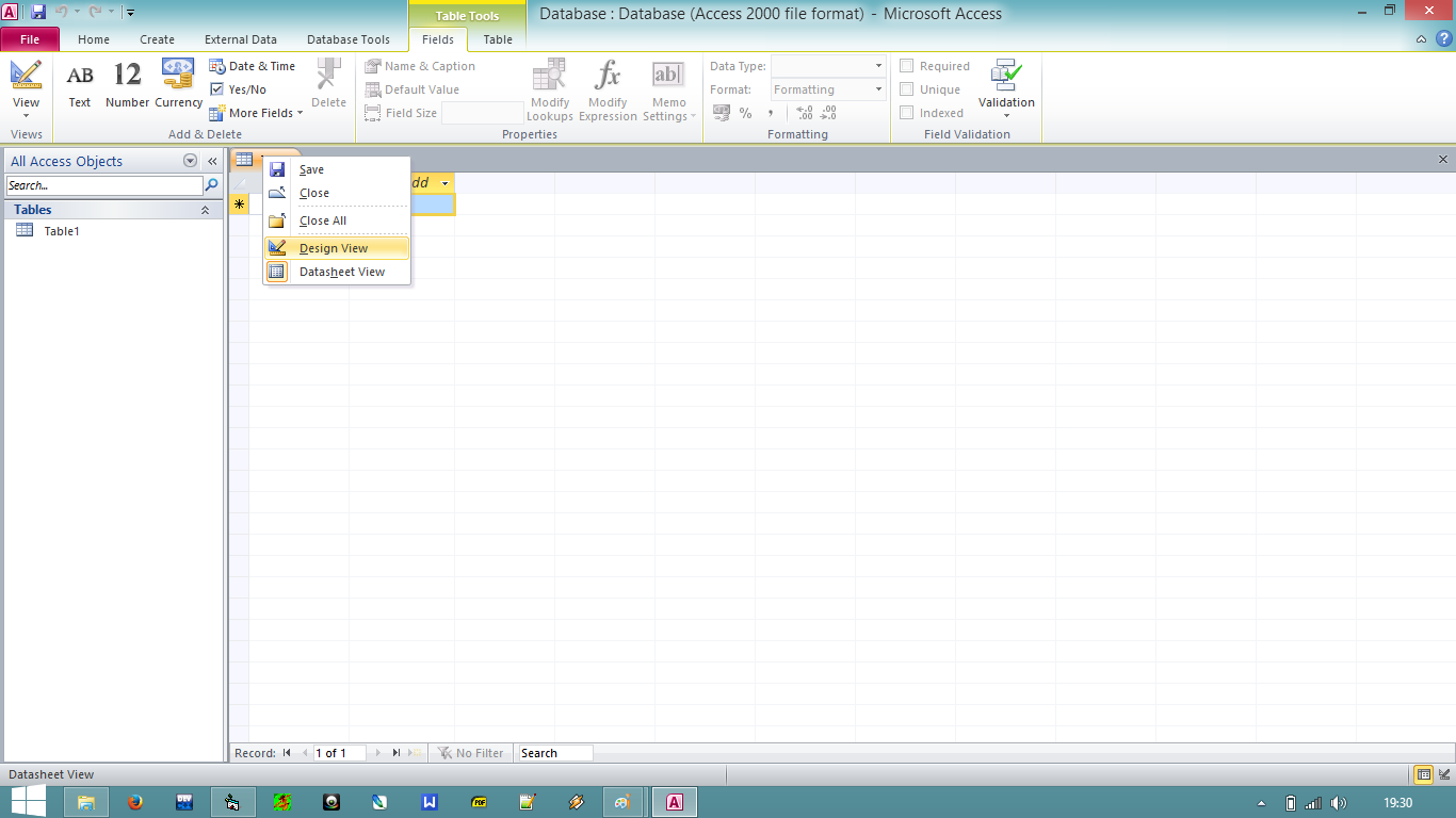 Menampilkan Database ke Datagrid Pada Visual Basic