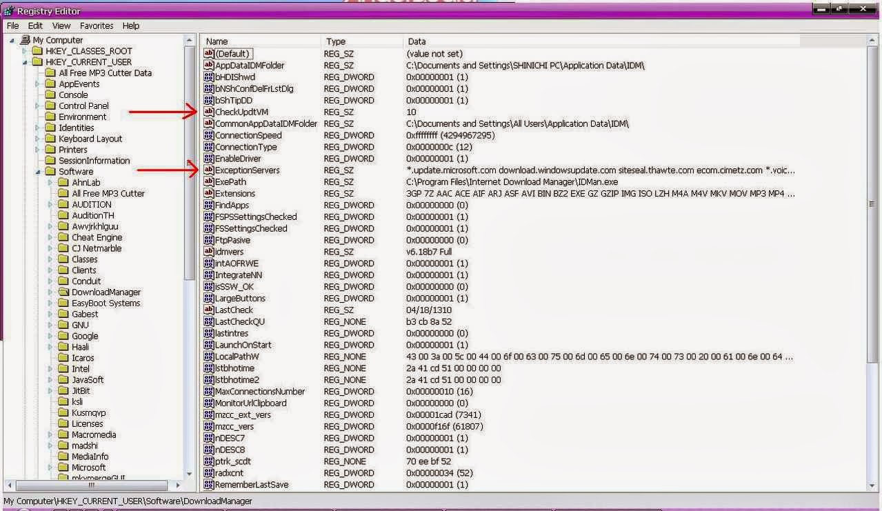 Cara menghilangkan notice serial fake IDM