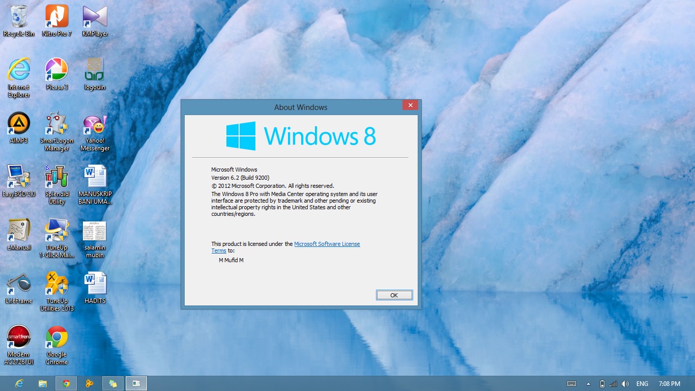 Cara Mudah Aktivasi Windows 8 Proessional ? Check This Guys !!