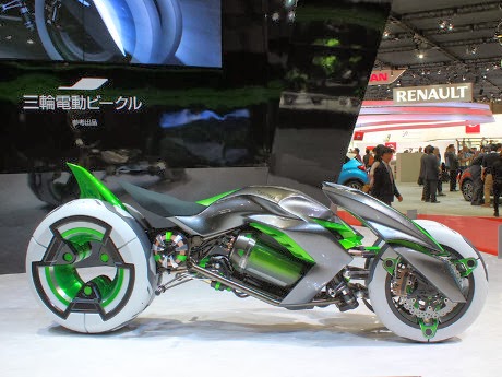 Kawasaki J, Motor 3 Roda nan Futuristik