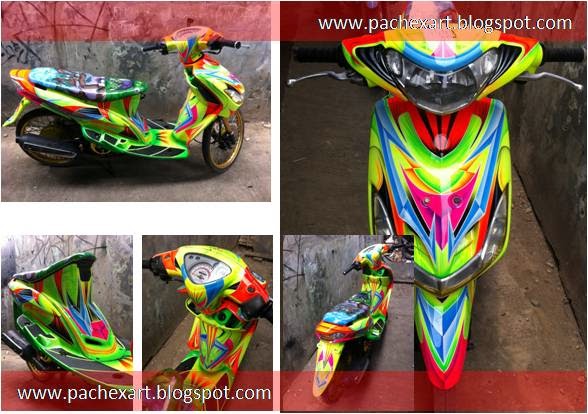 TUKER TAMBAH BODY MIO AIRBRUSH