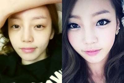7 ARTIS KOREA TANPA MAKE-UP