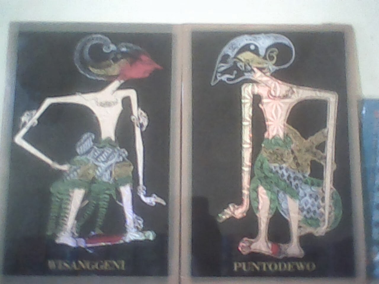 Wayang Kaca Pandawa Kresna Hanuman Punakawan