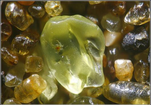 kehindahan pasir di perbesar 110x 