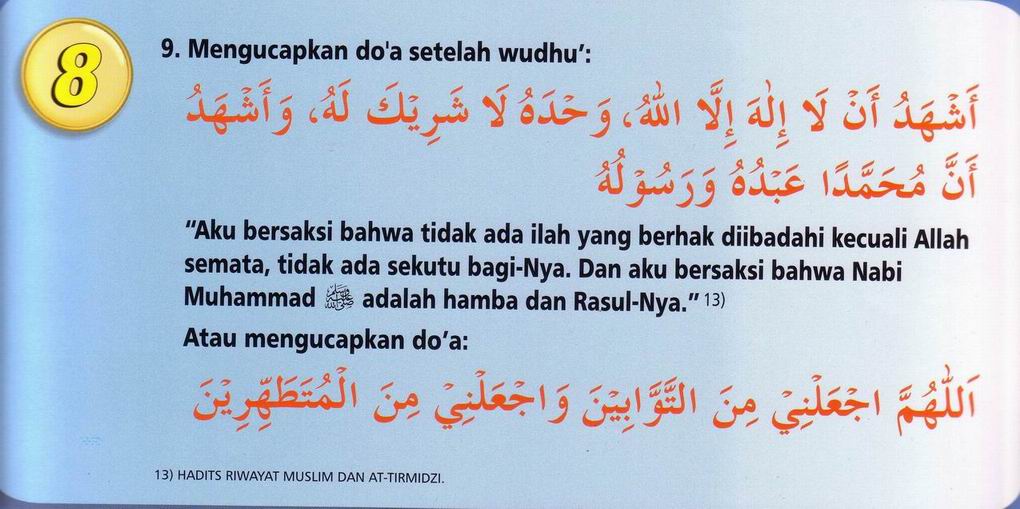 Tata Cara Wudhu Menurut Sunnah Rasulullah SAW