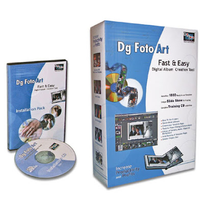 Mau bikin kolase foto? ini sopwernya DG Foto Art 5.2 Album Design 4.0 Album DS 5.22