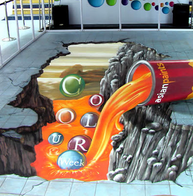 Foto - Foto 3D Keren dari Virtual Street Paintings