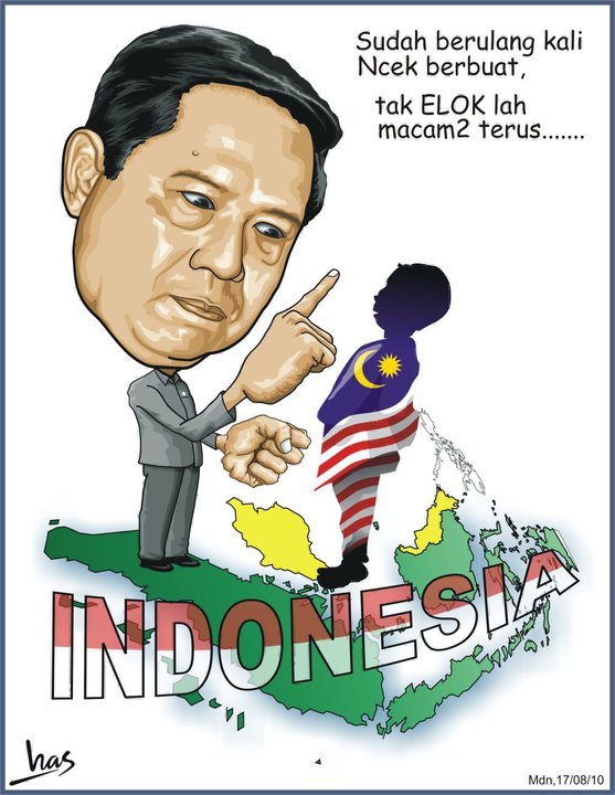 &#91;Ngakak&#93; Karikatur Indonesia VS Malaysia