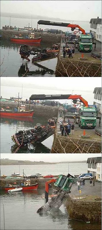 Sudah Jatuh Tertimpa Truck (ngakak)