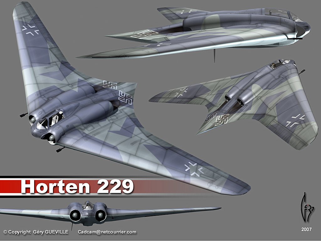 Horten 229 Nenek Moyang B 2 Spirit 