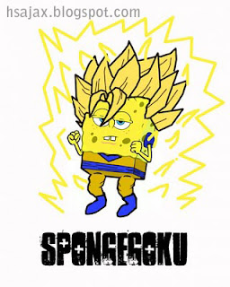 kalo spongebob maen di dragon ball gan