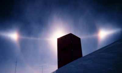 [waw] Fenomena Sun dogs (matahari kembar) dan parhelic circle..indah