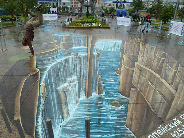Seni Lukis Jalanan 3D