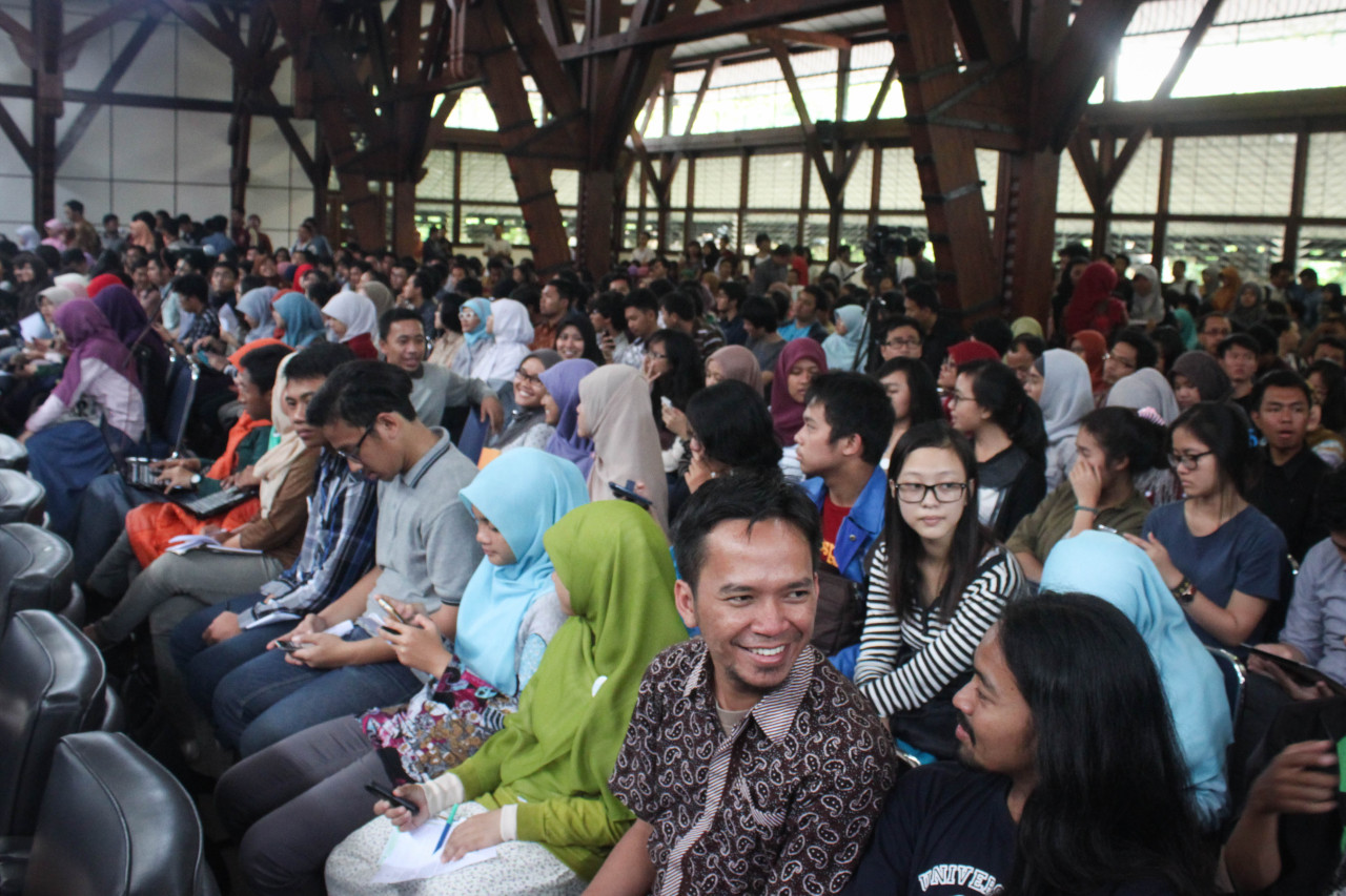 &#91;+foto&#93; Hindari Polemik, Jokowi Cuma 5 Menit di Aula ITB 