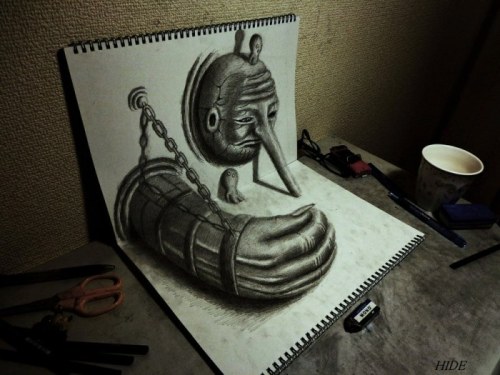 Sketch-Art 3D Yang Menakjubkan