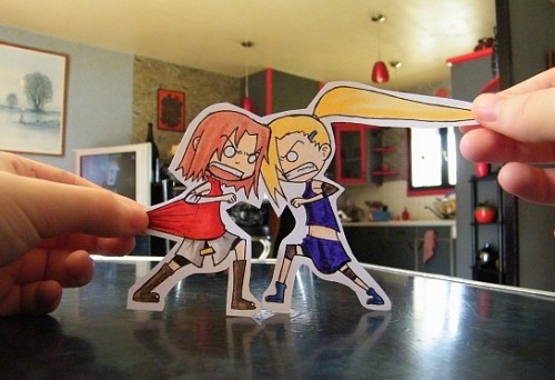 &#91;SHARE&#93;Berbagai Seni PaperArt dari Anime 