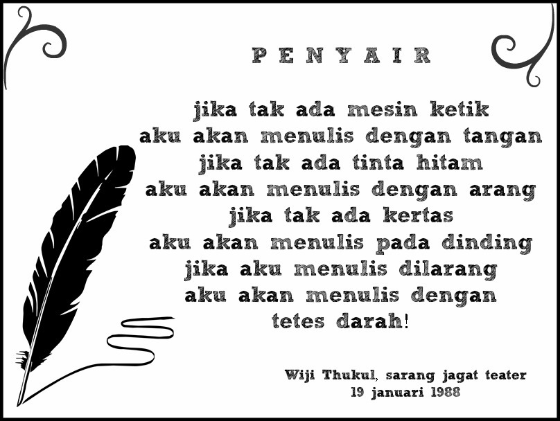 &#91;Penak Jamanku?&#93; Wiji Thukul Terima Penghargaan ASEAN Literary