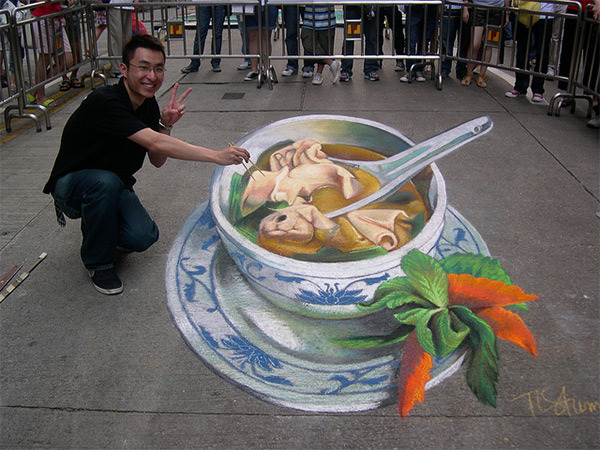Seni Lukis Jalanan 3D
