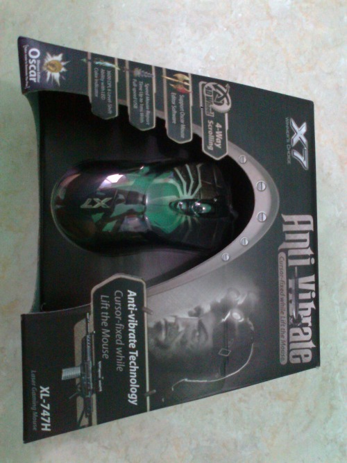 jual cepaaat gaming mouse a4tech XL-747h