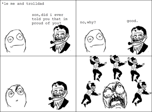 Kumpulan TrollFace Comic Part 1 (Ngakak gak ngakak ane B*gil keliling monas)