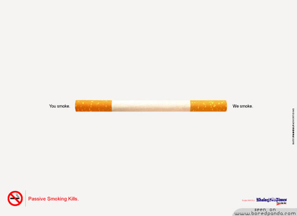 10 Gambar Iklan Anti Rokok Paling Kreatif