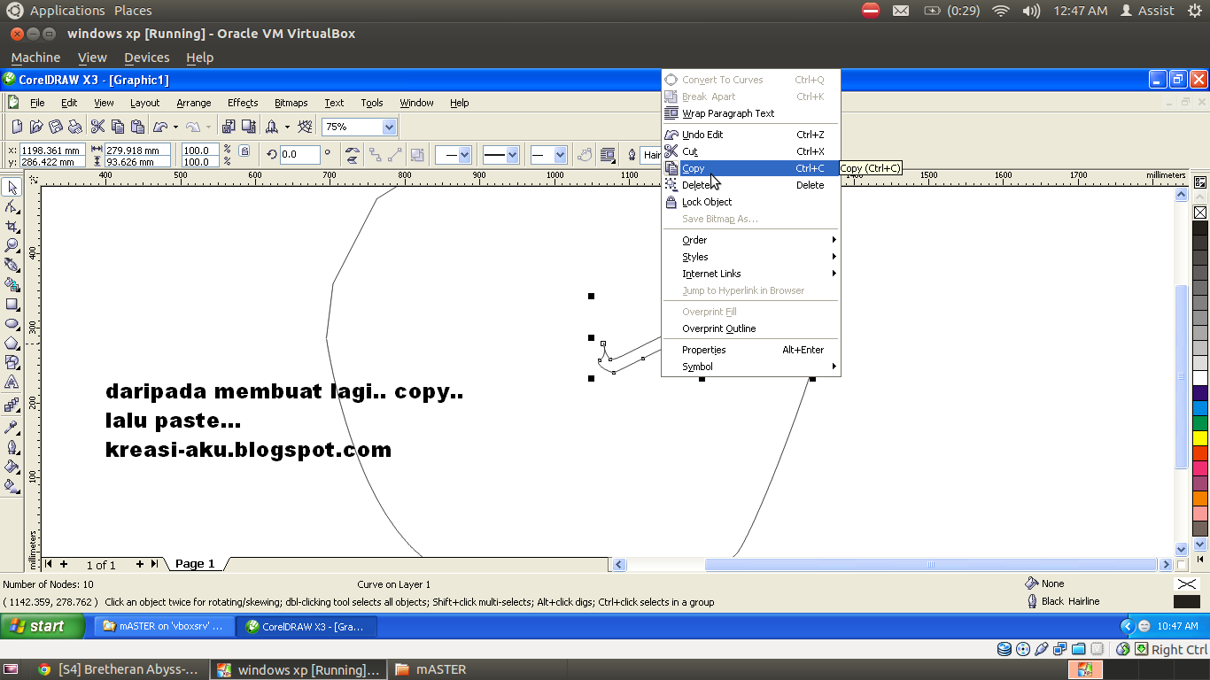 Ane Ajarin Ni,Membuat Uchiha Madara Dengan Corel Draw X3.&#91;TUTORIAL COMPLETE++&#93; :D