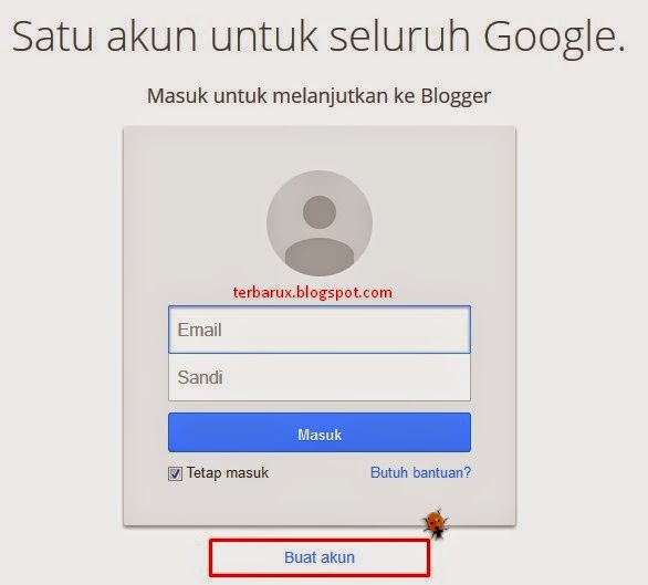 Cara Membuat Blogger yang Sukses dan Mudah, hanya 5 menit saja