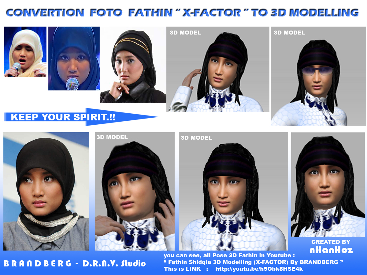 Muuaantaap!. Fathin Shidqia X-Factor dibuat Modelling 3 Dimensi. SEEMPUURNAA! cekidot