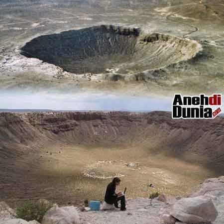 Kawah Raksasa Akibat Tabrakan Meteor