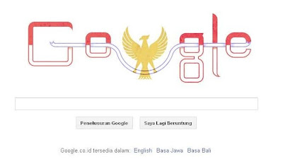 Google Ikut Rayain HUT Kemerdekaan RI ke-68, gan !!
