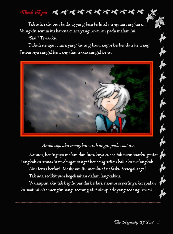Just promotion! Dark Eyes - The Beginning Of Evil ( Comic Coloboration )