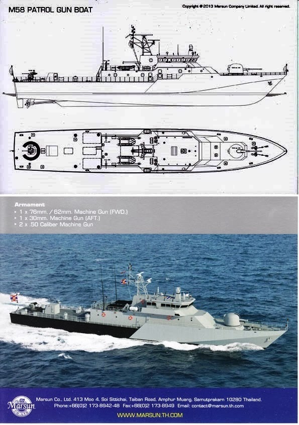 &#91;MANDIRI&#93; M58 Gun Boat, kapal baru untuk Thai Navy