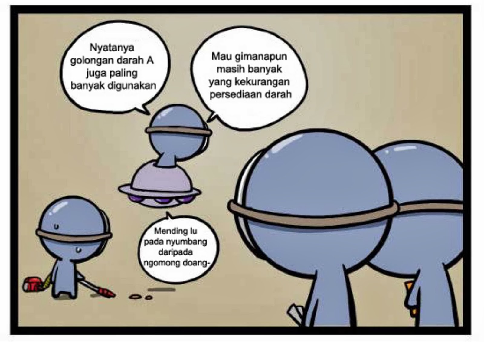 Komik GolDar (Golongan Darah), Lu yang mana gan?&#91;ngakak&#93;