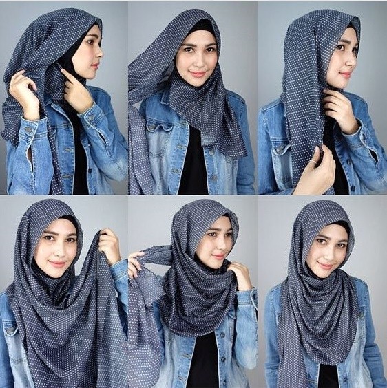 Harus Coba Nih Ukhti 6 Tutorial Hijab Pashmina Simpel Terbaru 2017