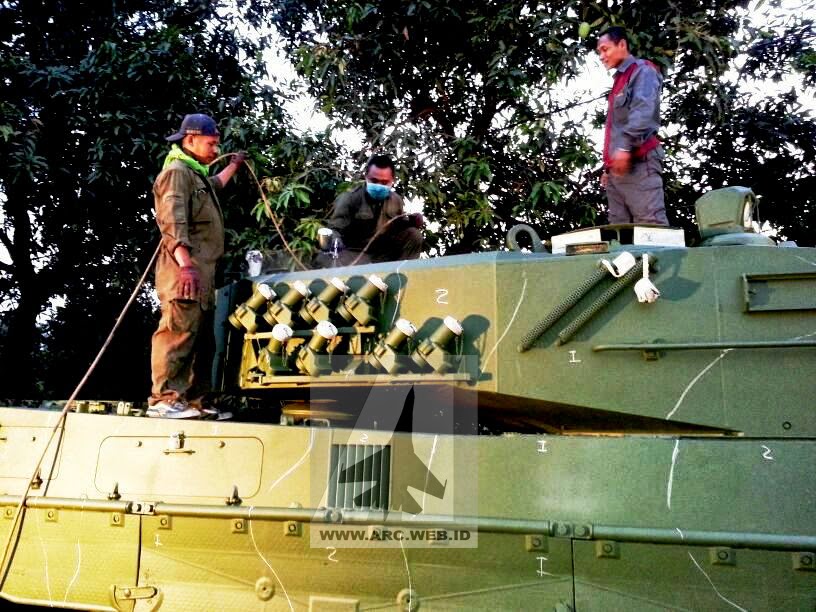 &#91;FOTO&#93; Proses Pengecatan Leopard TNI!