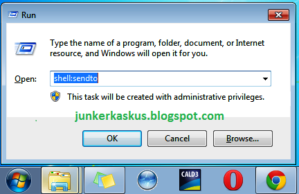 Cara Menambah Menu "Send To" di Windows