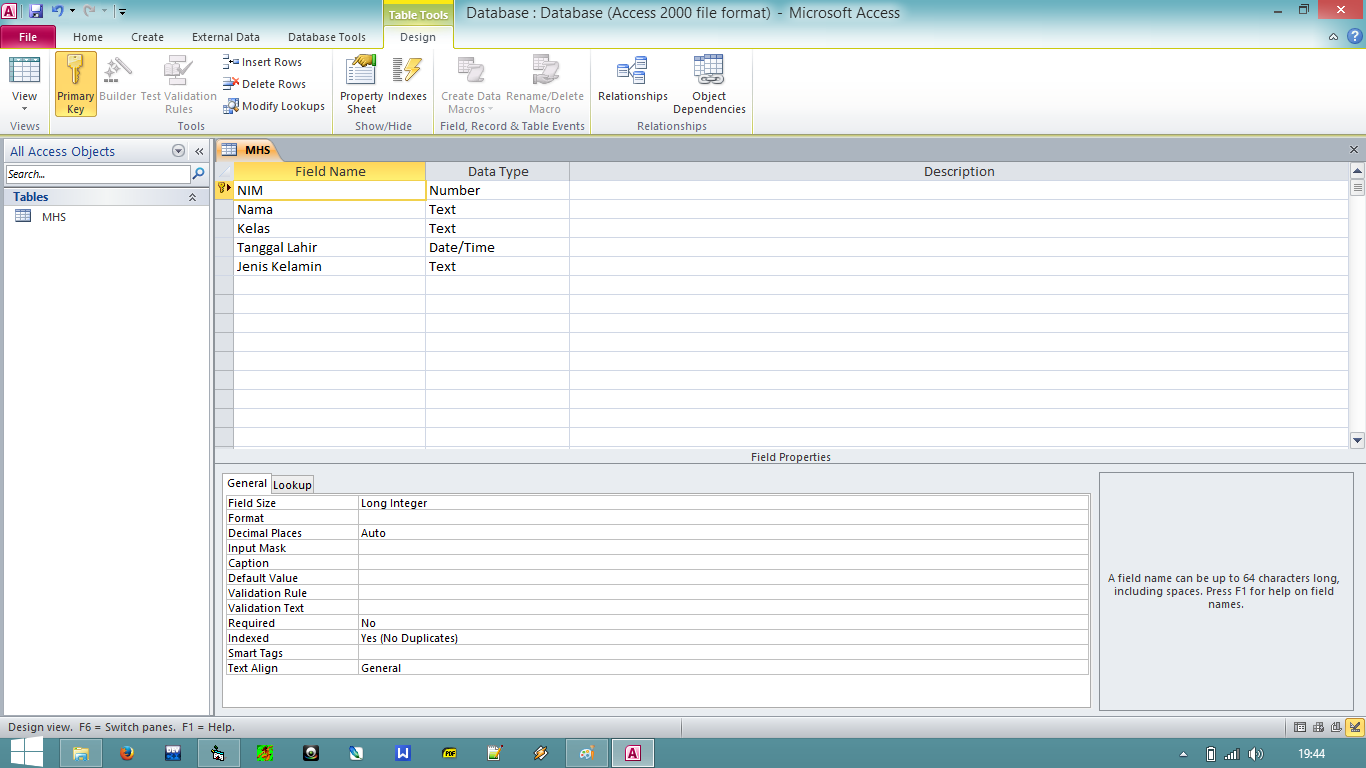 Menampilkan Database ke Datagrid Pada Visual Basic